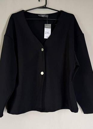 Черный женский кардиган primark (размер 2xl)