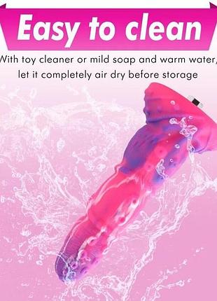 Фаллоимитатор для секс-машин hismith tentacle silicone dildo monster series, kliclok и присоска sexstyle 4