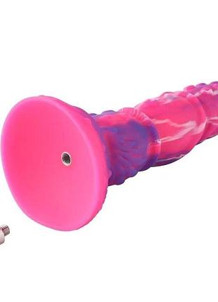 Фаллоимитатор для секс-машин hismith tentacle silicone dildo monster series, kliclok и присоска sexstyle 6