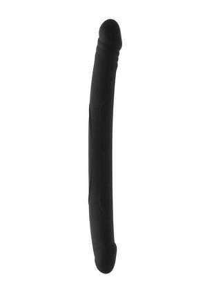 Фалоімітатор двосторонній dorcel real double do black, діаметр 4 см, довжина 42 см sexstyle 2