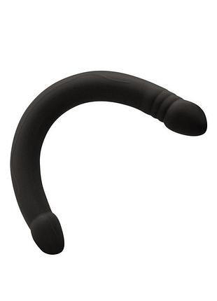 Фалоімітатор двосторонній dorcel real double do black, діаметр 4 см, довжина 42 см sexstyle 4