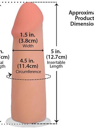 Фаллоимитатор doc johnson the realistic cock ultraskyn - 5 inch vanilla sexstyle 5