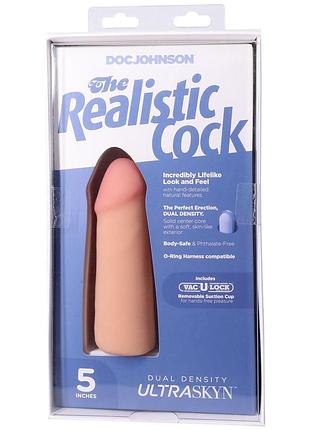 Фаллоимитатор doc johnson the realistic cock ultraskyn - 5 inch vanilla sexstyle 9