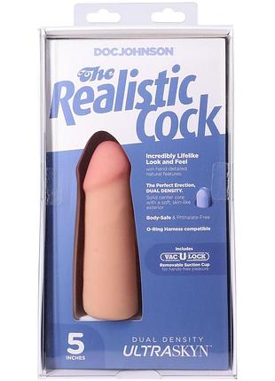 Фаллоимитатор doc johnson the realistic cock ultraskyn - 5 inch vanilla sexstyle 10