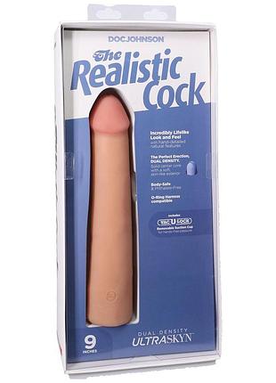 Фаллоимитатор doc johnson the realistic cock ultraskyn - 9 inch vanilla sexstyle 8