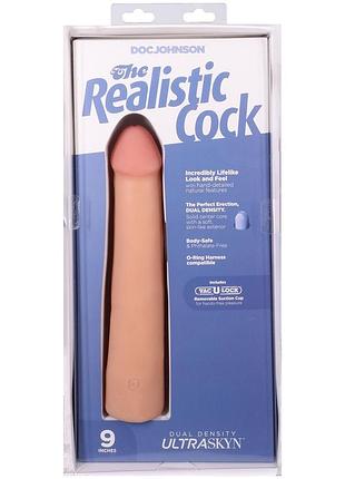 Фаллоимитатор doc johnson the realistic cock ultraskyn - 9 inch vanilla sexstyle 10