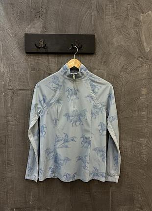 Спортивна легка кофта zip long horses ariat