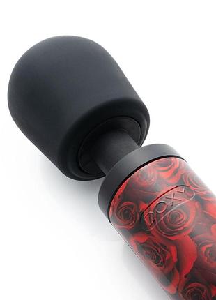 Вібромасажер doxy original rose pattern, дуже потужний, живлення 220в, пульсівні вібрації sexstyle 3