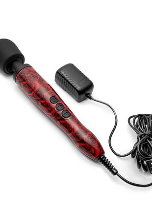 Вібромасажер doxy original rose pattern, дуже потужний, живлення 220в, пульсівні вібрації sexstyle 4