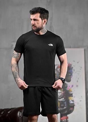 Летний мужской комплект tnf футболка + шорты