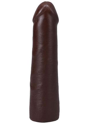 Фаллоимитатор doc johnson the realistic cock ultraskyn - 7 inch chocolate sexstyle 4