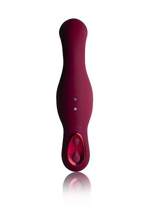 Універсальний sit-on-top вібратор rocks off ruby glow blush, пульт дк sexstyle 3