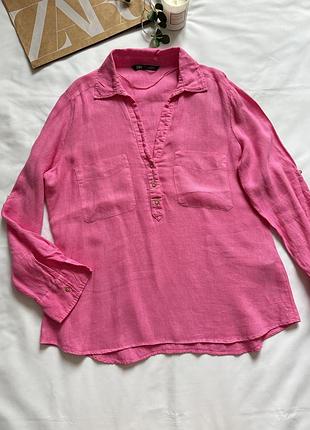 Льняна сорочка zara