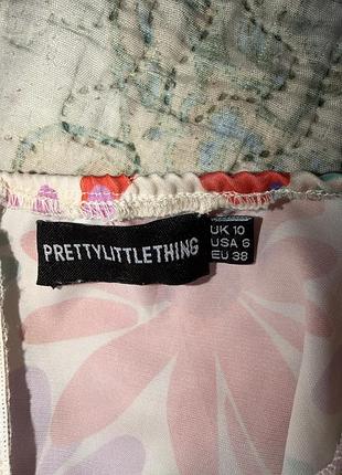 Стильна корсетна  сукня з рукавами фонариками prettylittlething 4