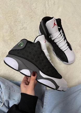 Стильні кросівки air jordan 13 retro black flint