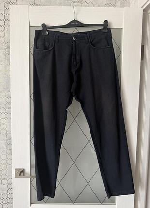Брюки чоловічі сині штани massimo dutti eur 44 l relaxed fit