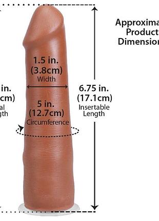 Фаллоимитатор doc johnson the realistic cock ultraskyn - 7 inch caramel sexstyle 5