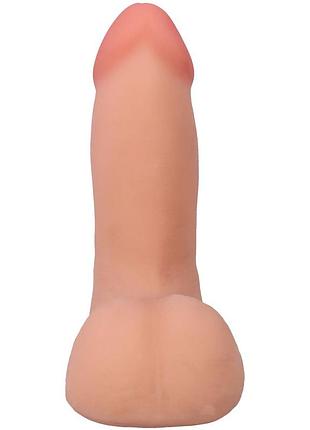 Фаллоимитатор doc johnson the realistic cock ultraskyn - 5 inch with balls vanilla sexstyle 4
