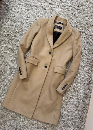 Пальто шерсть zara