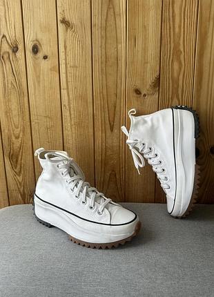 Білі масивні кросівки кеди взуття converse one star