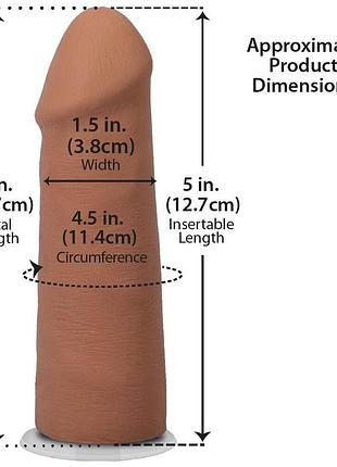 Фаллоимитатор doc johnson the realistic cock ultraskyn - 5 inch caramel sexstyle 5