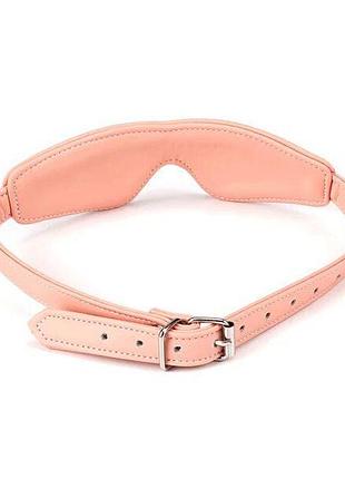Маска на глаза liebe seele dark candy pink blindfold, плотное прилегание, регулируемая sexstyle 3