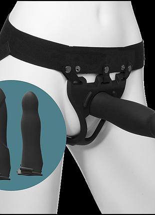 Набор для страпона doc johnson body extensions - be ready - black sexstyle 2