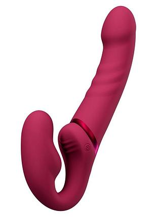 Безремневой смарт-страпон lovense lapis vibrating strapless strap-on, 3 мотора sexstyle 5