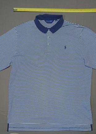 Плечи 52 см ralph lauren polo golf size xl в полоску поло 100% pima cotton made in peru