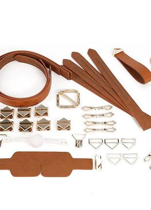 Бдсм-набор lockink bondage & restraint brown set sexstyle 2