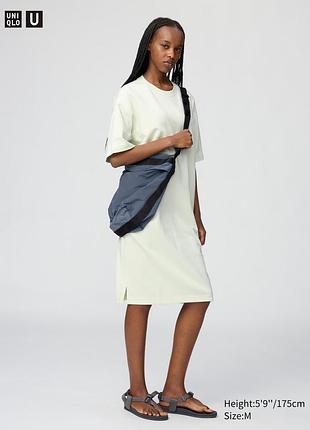 Женское платье-футболка airism uniqlo