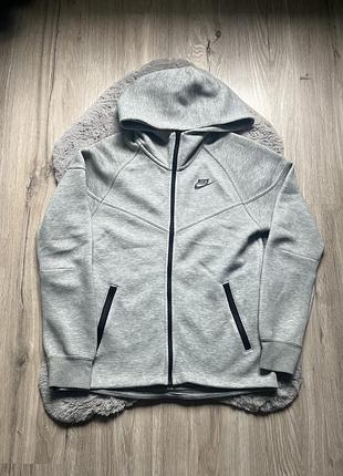 Nike tech fleece класна зіп худі с карманами та капюшоном
