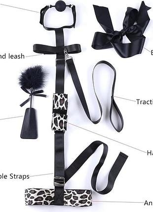 Бдсм-набор lockink yeahwow armbinder restraint set black sexstyle 5