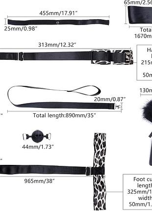 Бдсм-набор lockink yeahwow armbinder restraint set black sexstyle 6