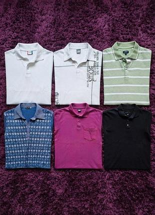👕 мужские брендовые поло размеров m-l (6 шт) | лот или поштучно