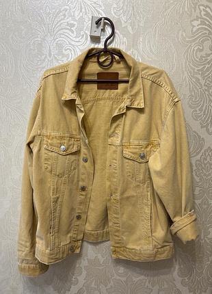 Джинсовка zara oversize
