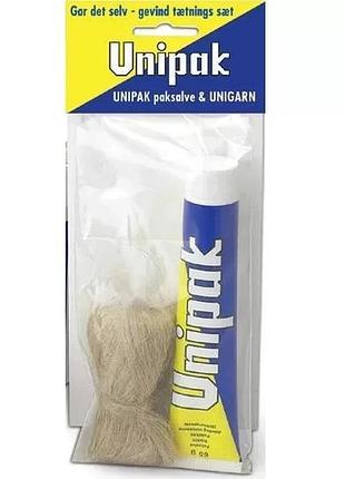 Паста unipak в наборе (unipak 75 г+лён сантех.)
