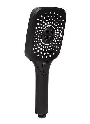 Ручной душ wezer wky-37 black, 3-режимы