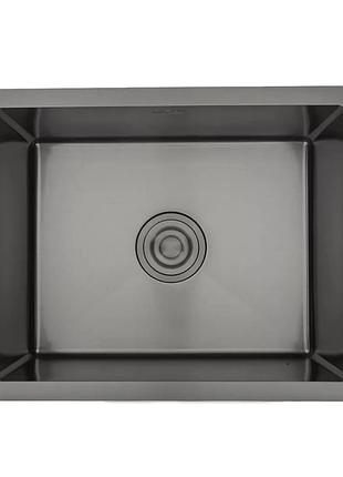 Кухонная мойка gappo gs5040-6 интегрированная 500x400 мм, нержавеющая сталь, поверхность pvd
