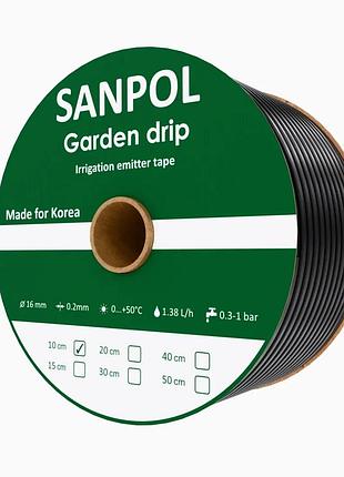 Стрічка garden drip емітерна 8 mil 10см 1.38 л/год. {2000}