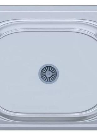 Мийка нерж.ua 4050 товщ-0.4mm, р-р-400*500*140mm polish (накладна) {40}