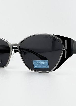 Женские солнцезащитные очки с поляризацией rita bradley rb8193 col.01p polarized, черные антибликовые