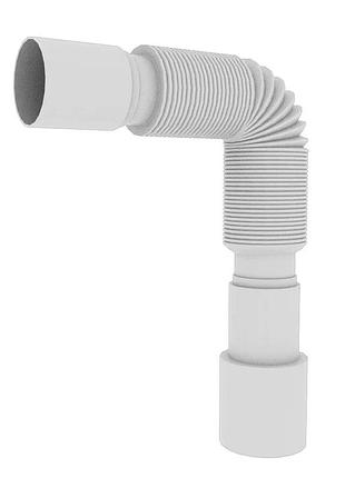 Гнучка трубка для сифону kronoplast г-120 ø40 х 40/50, 460-1100 мм (sn00000013)