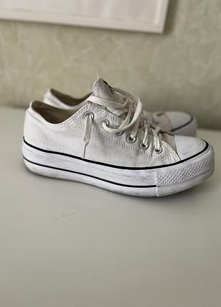 Кеди converse на платформі на високій підошві