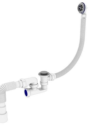Сифон для ванни kronoplast в-0550 к 40/50 сlick-сlack з переливом (sr27200133)