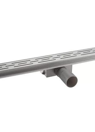 G810007-1 душевой трап 1000 мм, комбинированный гидрозатвор, brushed nickel (блистер) факультет5/1ook