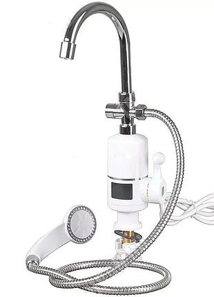 Проточный водонагреватель wezer sdr-b05st ванна с датчиком темп.