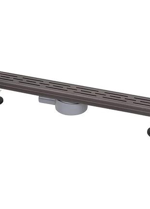 Душовий трап ital it03-ft01/700g, 700 мм, нержавіюча сталь, збройова сталь