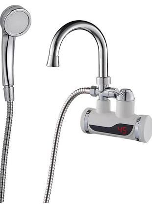 Проточный водонагреватель wezer sdr-b07wstp ванна с датчиком темп.