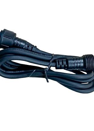 Удлинитель к гирлянд stars/twist 2м ip65 черный violux